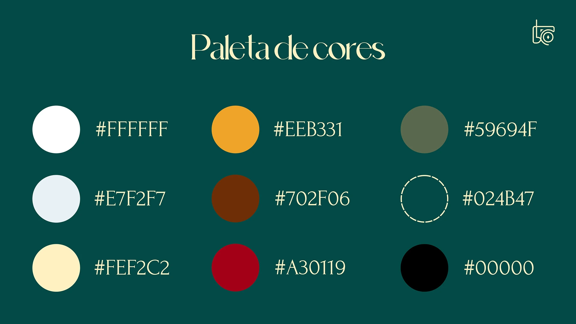 Paleta de Cores